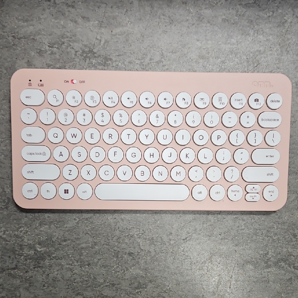 Pink Wireless Keyboard